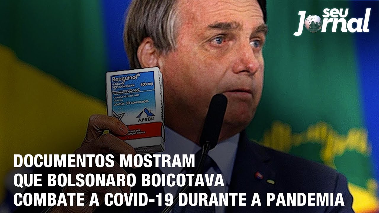 Documentos mostram que Bolsonaro boicotava combate a Covid-19 durante a pandemia