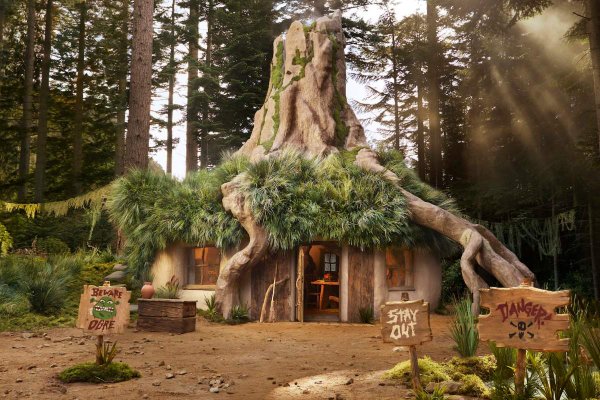 Casa no pântano de Shrek está para alugar no Airbnb