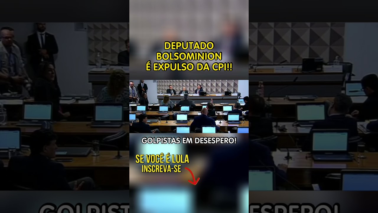 DEPUTADO TUMULTUA CPI E É EXPULSO DA SESSÃO!!