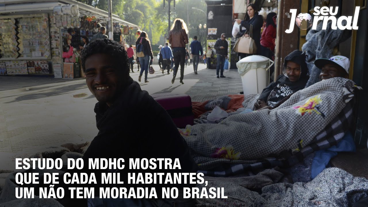 Estudo do MDHC mostra que de cada mil habitantes, um não tem moradia no Brasil