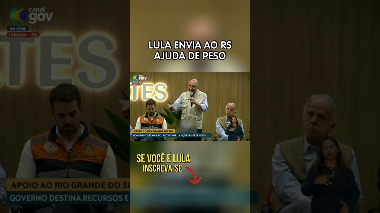 LULA AJUDA QUEM MAIS PRECISA!!