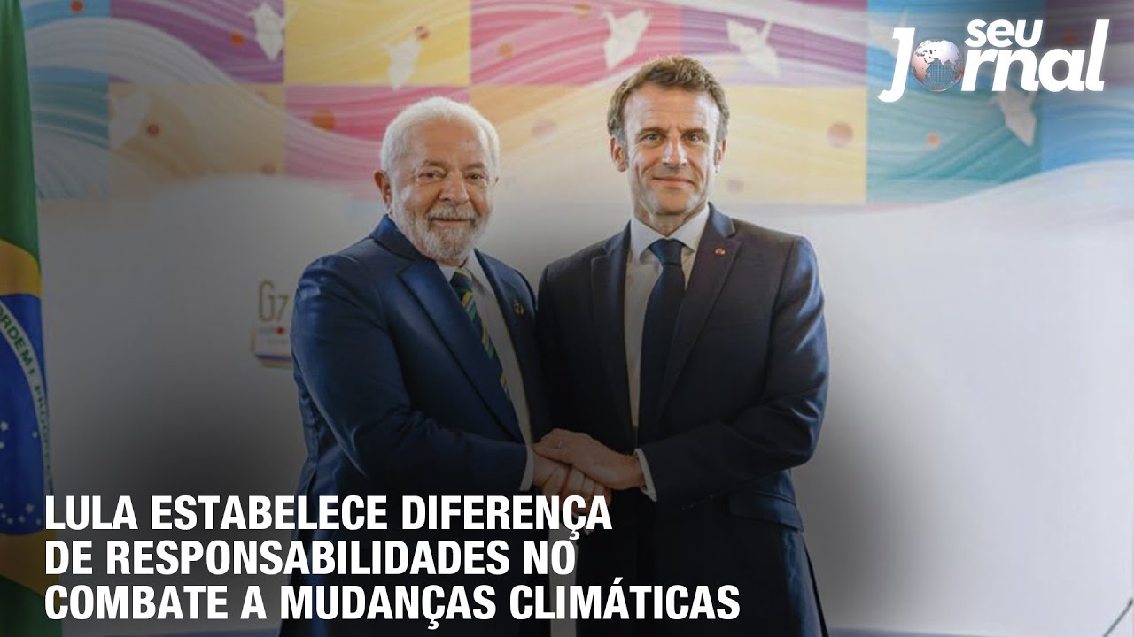 Lula estabelece diferença de responsabilidades no combate a mudanças climáticas
