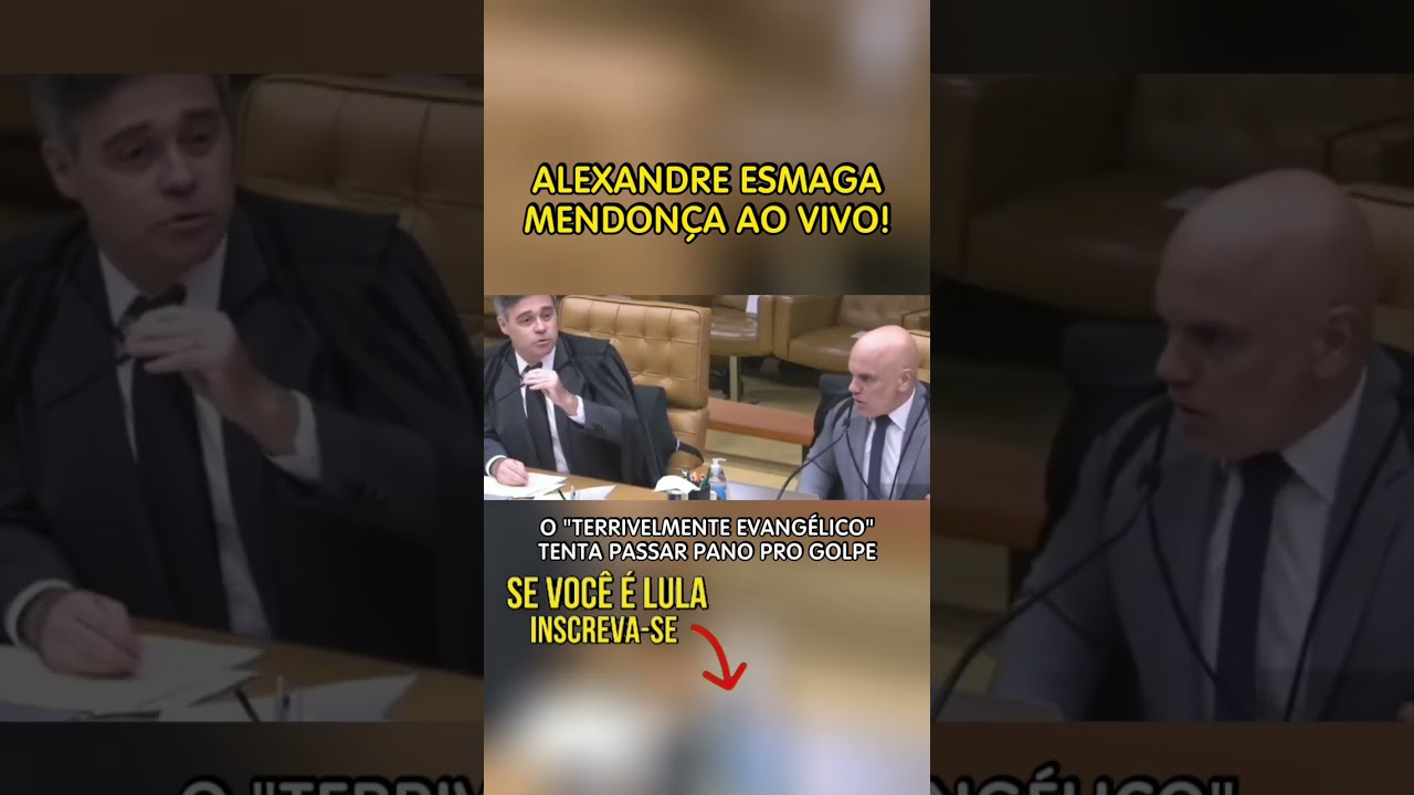MINISTRO DE B0LSONARO TENTA ENCOBRIR O G0LPE E LEVA SURRA DE ALEXANDRE!!
