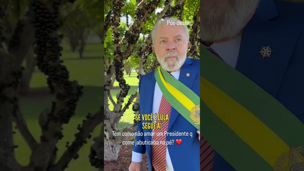 QUEM PLANTA COLHE!! LULA É NOSSA JABUTICABA!!