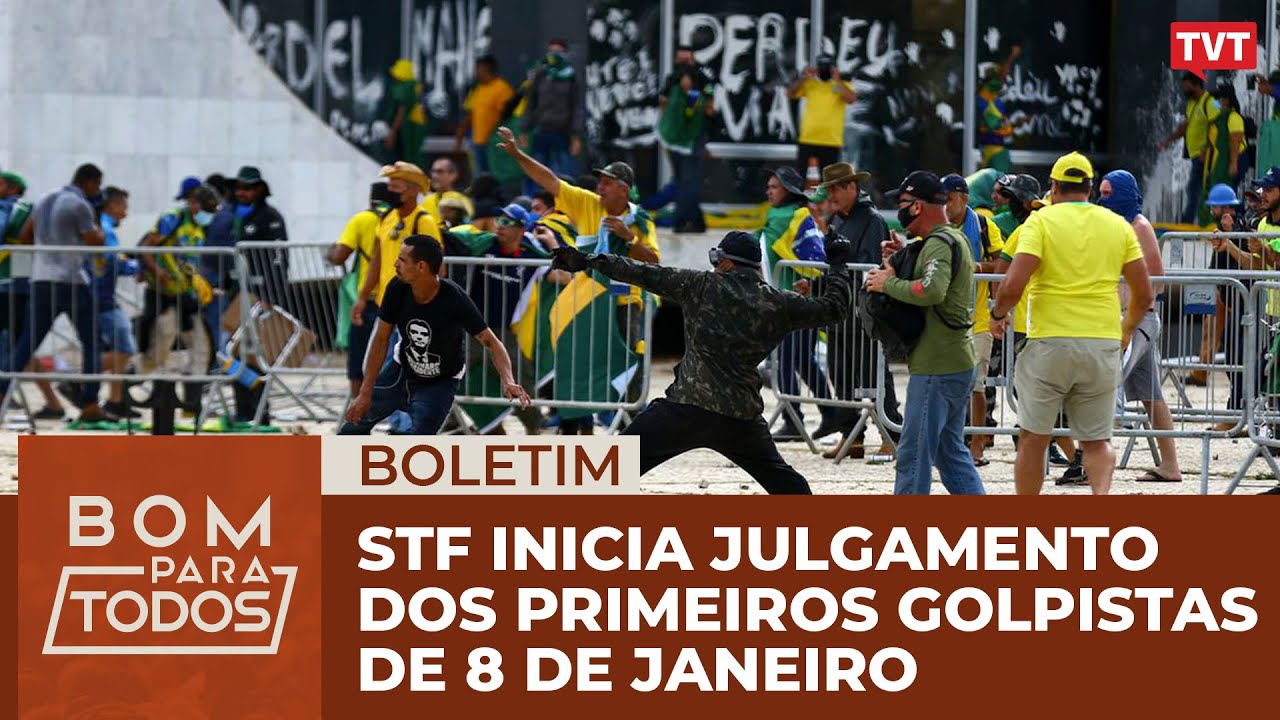 STF inicia julgamento dos primeiros golpistas de 8 de janeiro