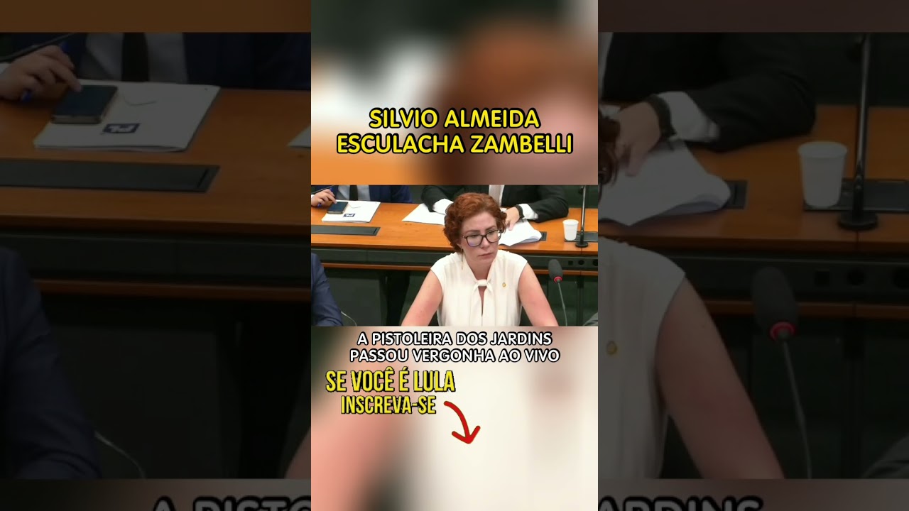 ZAMBELLI TOMA INVERTIDA DE SILVIO ALMEIDA!! DESCARTADA ATÉ POR B0LSONARO!!