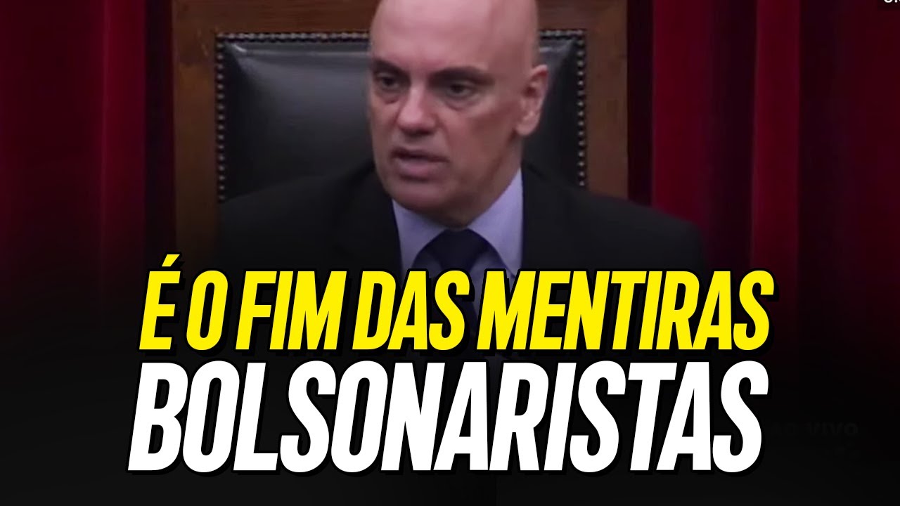 ALEXANDRE DE MORAES DESTROÇA FAKES GROTESCAS BOLSONARISTAS!!! É JAULA PRA TODOS!!!!