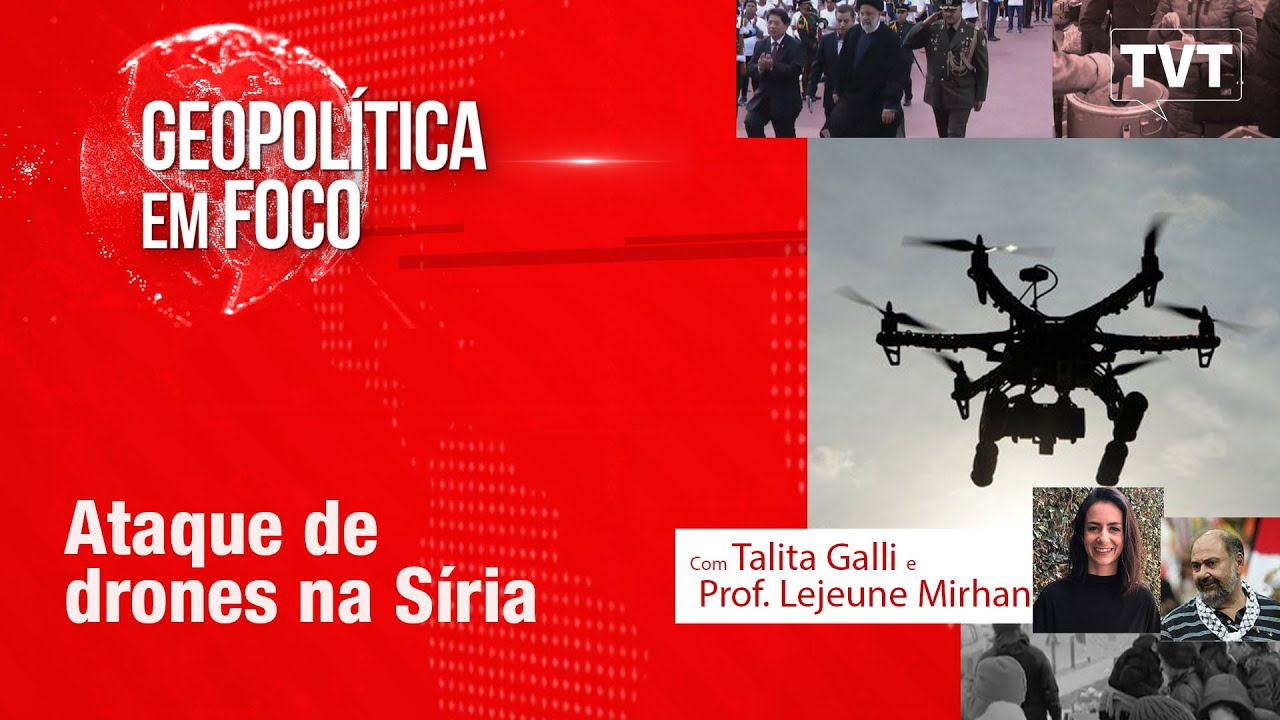 Ataque de drones na Síria
