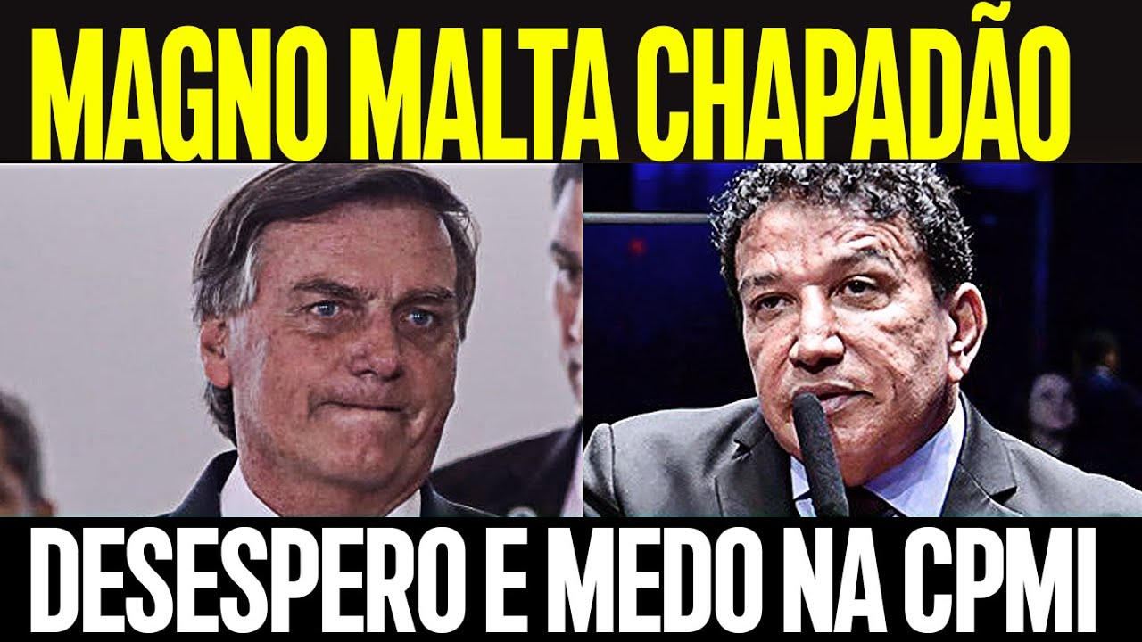 BOLSONARISTA MAGNO MALTA TRAVADÃO NA CPMI!!! DESESPERADO E MEDO DA PRISÃO!!!