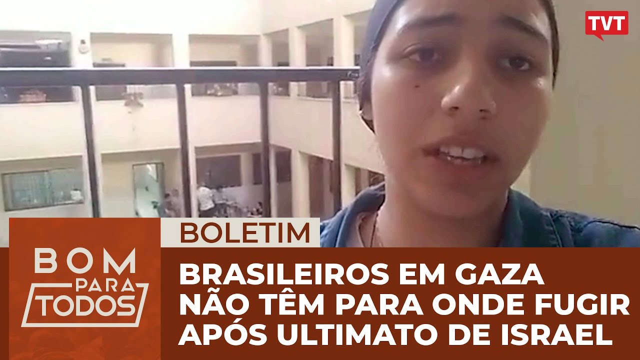Brasileiros abrigados em escola de Gaza não têm para onde fugir após ultimato de Israel