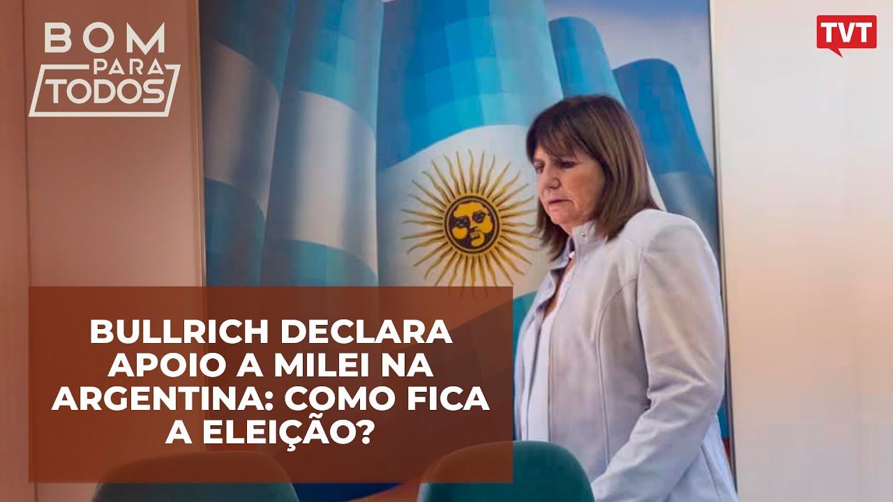 Bullrich declara apoio a Milei na Argentina: como fica a eleição?