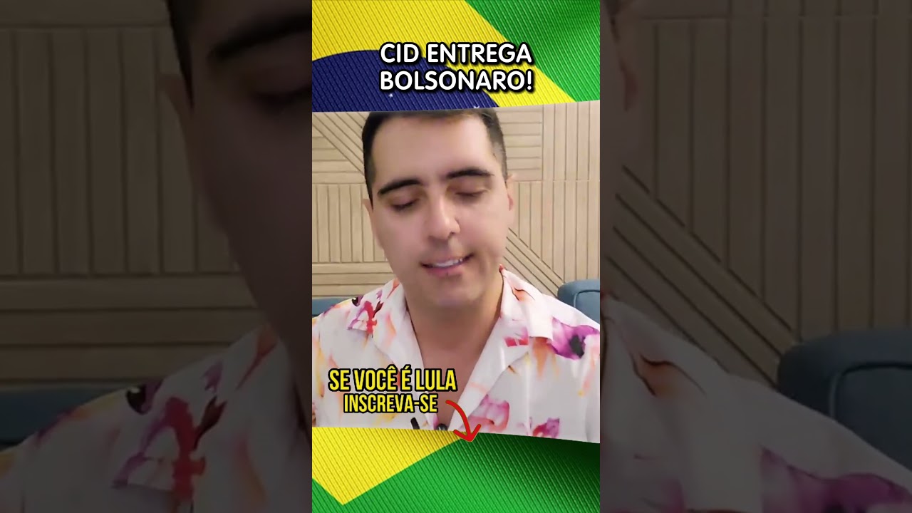 CID METIDO ATÉ O PESCOÇO NOS CRlMES DE B0LSONARO!! ENTREGOU TUDO!!