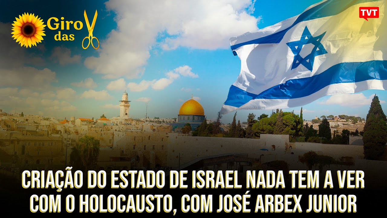 Criação do estado de Israel nada tem a ver com o holocausto, com José Arbex Junior