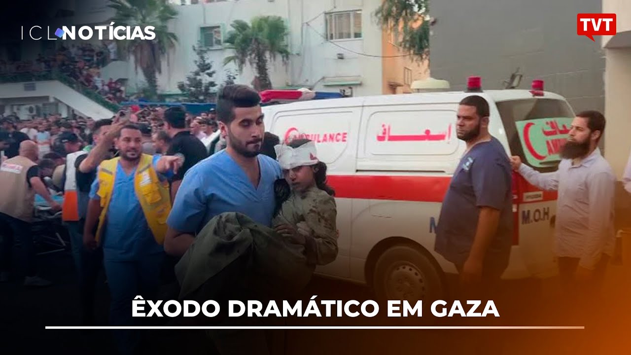 Êxodo dramático em Gaza