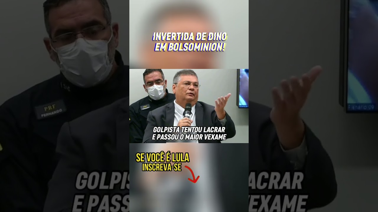 FLÁVIO DINO DÁ INVERTIDA EM B0LSOMINION EM COMISSÃO!!