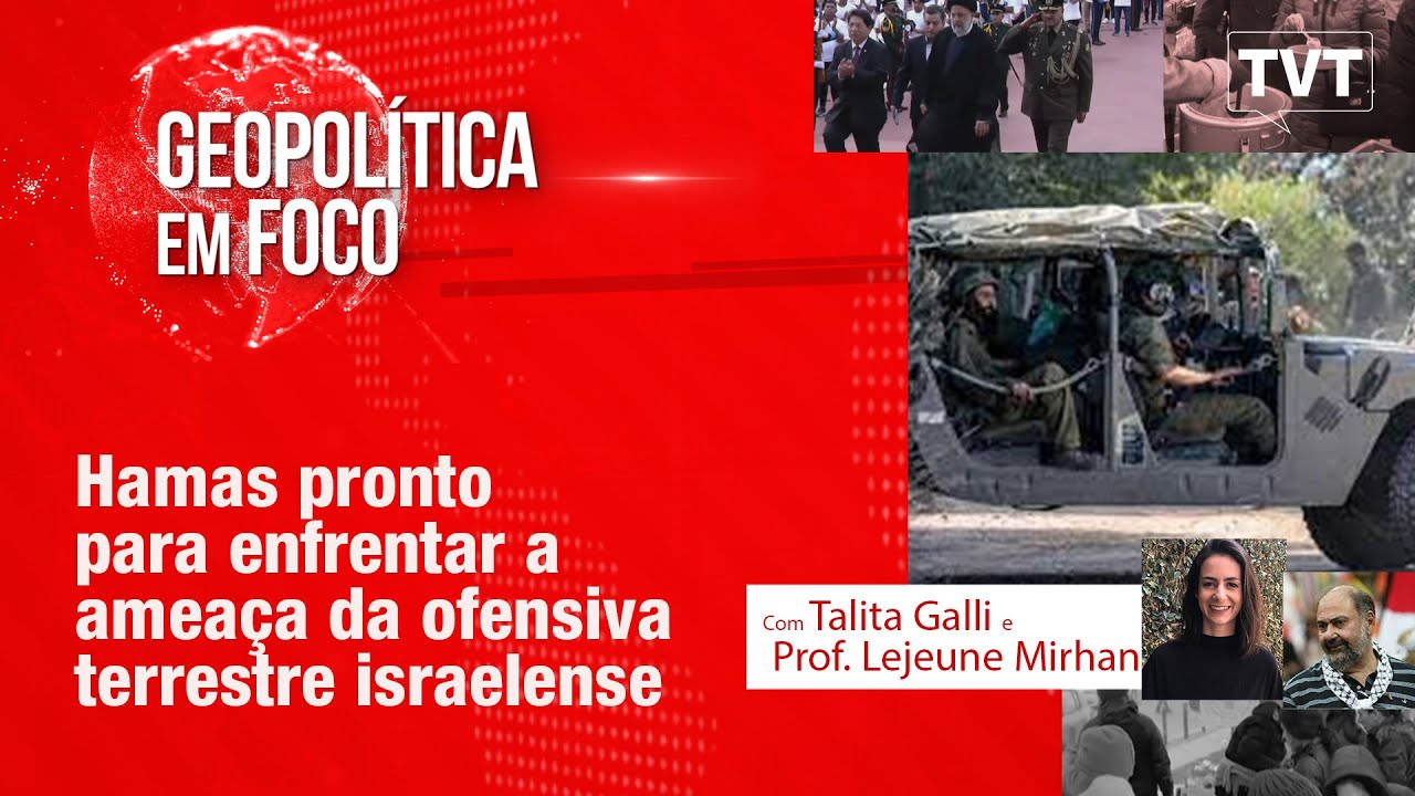 Hamas pronto para enfrentar a ameaça da ofensiva terrestre israelense