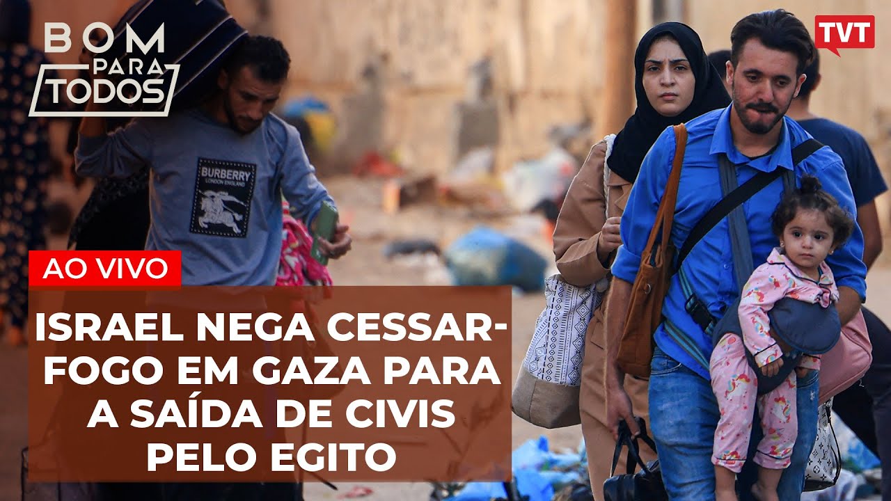 Israel nega cessar-fogo em Gaza para a saída de civis pelo Egito