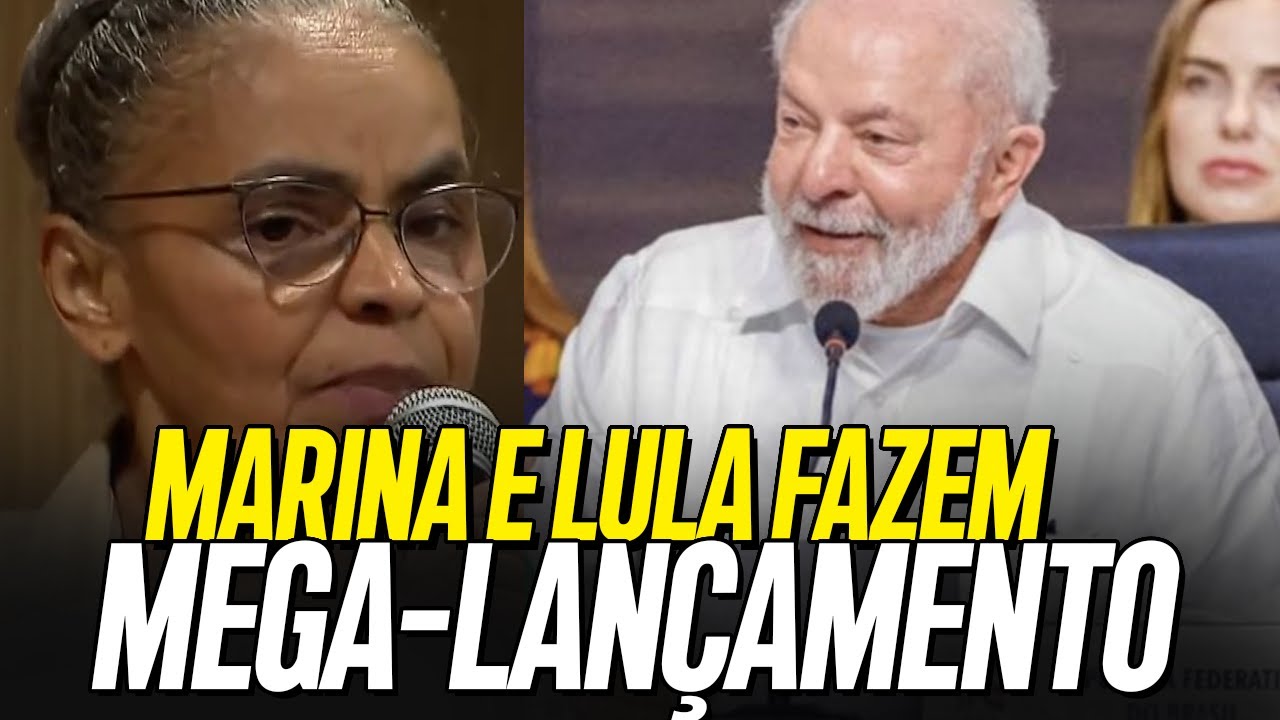 LULA APROVA MEGA-LANÇAMENTO!!! BOLSONARISTAS CHORAM DE RAIVA!!!! MARINA SILVA VAI PRA CIMA!!!!