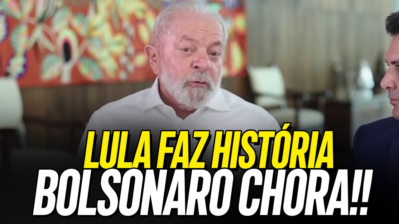LULA FAZ MEGA-LANÇAMENTO E DEIXA BOLSONARO FURIOSO!!! O BRASIL VOLTOU A SER FELIZ!!!