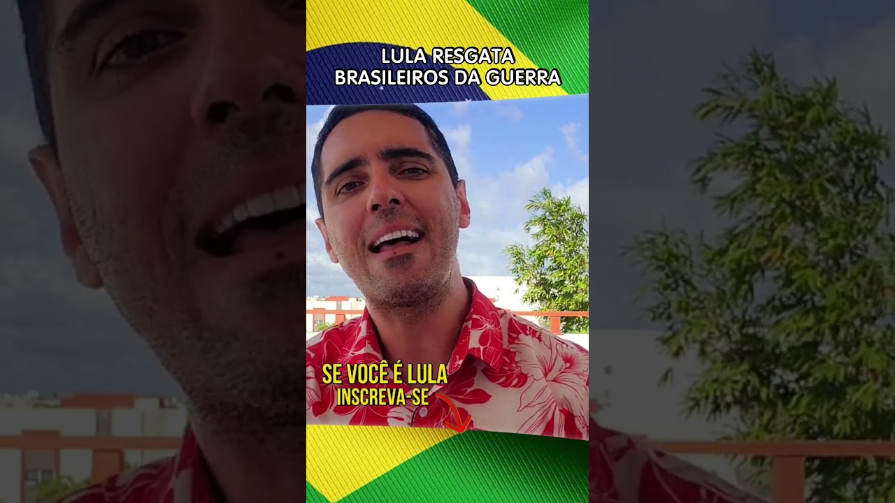 LULA MANDA RESGATE À GUERRA ANTES DO QUE QUALQUER OUTRO PAÍS!!