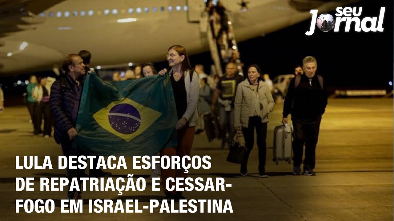Lula destaca esforços de repatriação e cessar-fogo em Israel-Palestina