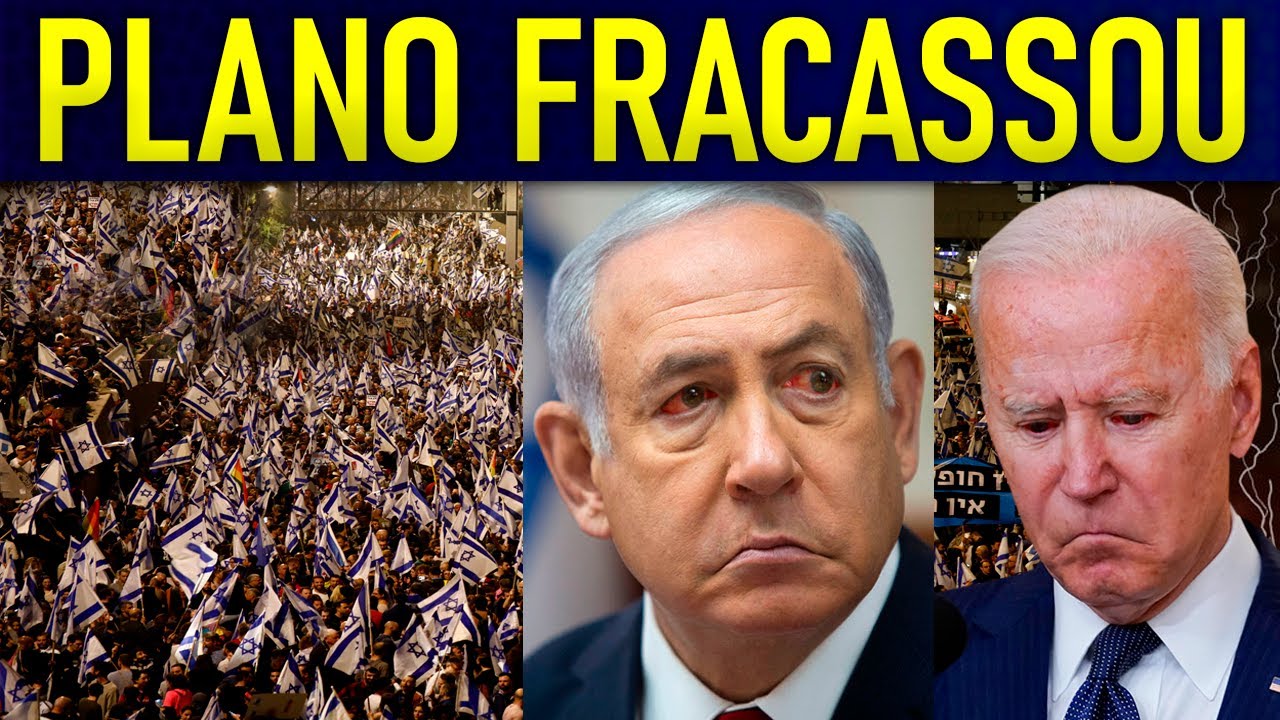 MEGA-PROTESTOS EM ISRAEL CONTRA NETANYAHU!! BlDEN EM PÂNlCO SOFRE TRAlÇÕES INESPERADAS!!!!