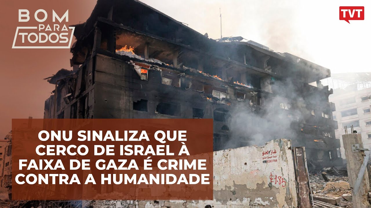 ONU sinaliza que cerco de Israel à faixa de Gaza é crime contra a humanidade