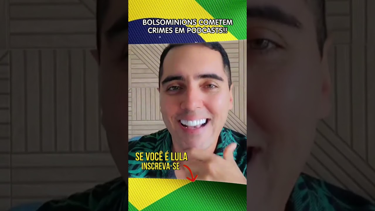 PGR VAI PRA CIMA!! CRlMES EM PODCASTS COMPLICAM B0LSOMINIONS!!