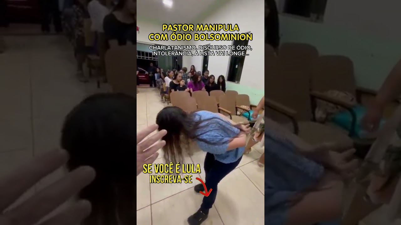 TERRÍVEL!! PASTOR B0LSOMINION MANIPULA COM FALS0 EX0RCISMO!!
