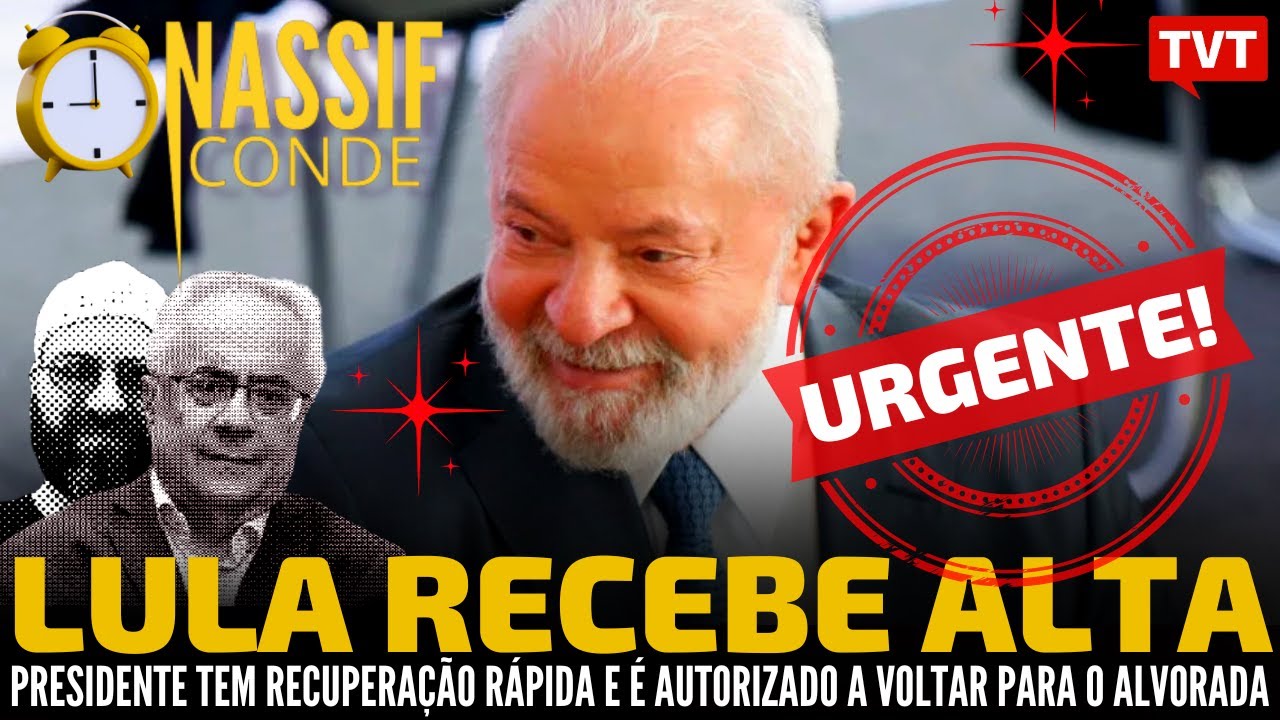 URGENTE! Lula recebe alta, com Nassif & Conde | Afinando a Notícia Especial ao Vivo