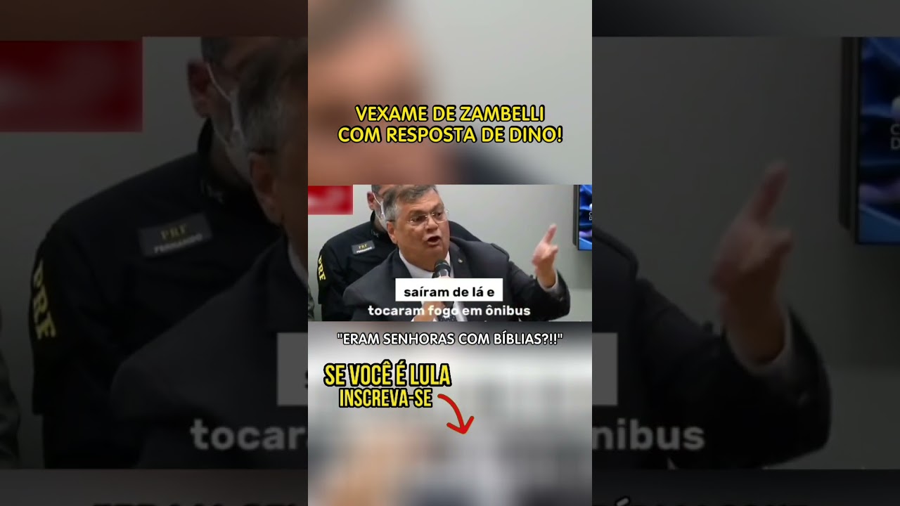 ZAMBELLI PASSA PANO PRA G0LPISTAS E LEVA LAPADA DE FLÁVIO DINO!!