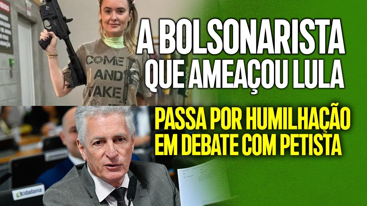A BOLSONARISTA QUE AMEAÇOU LULA FOI HUMILHADA PELO DEPUTADO ROGÉRIO CORREIA NO DEBATE AO VIVO!!!