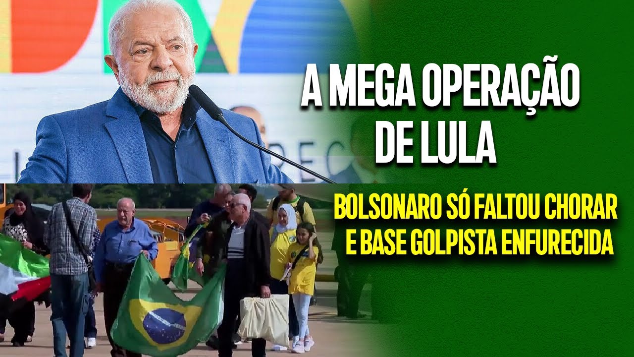 A MEGA OPERAÇÃO DE LULA E MINISTRO EXPÕE TUDO!🤣Bolsonaro e base do PL é humilhada novamente!
