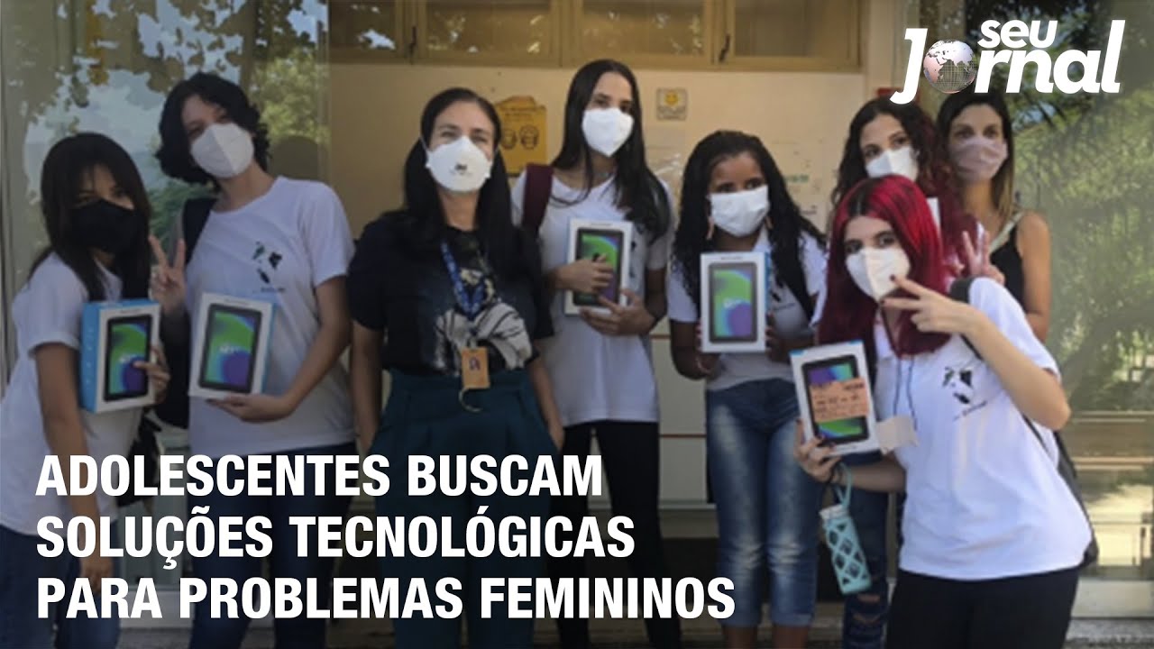 Adolescentes buscam soluções tecnológicas para problemas femininos