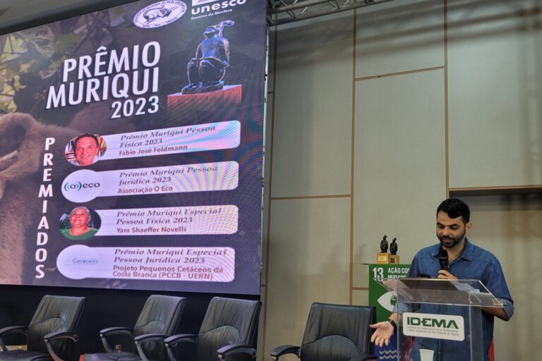 Associação O Eco ganha Prêmio Muriqui da Reserva da Biosfera da Mata Atlântica