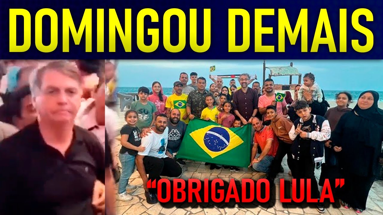 B0LSOMlNIONS SOMEM DAS REDES APÓS LULA RESGATAR BRASILEIROS e B0LSONARO SOFRER HUMlLHAÇÃO MUNDIAL!!