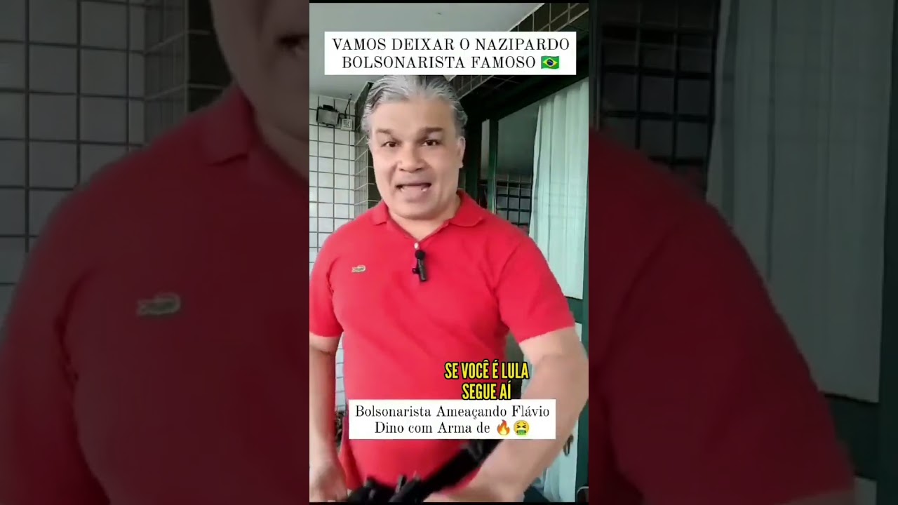B0LSONARISTA AMEAÇA FLÁVIO DINO COM ARMAS!!