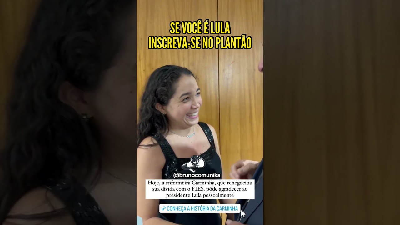 ESTUDANTES AGRADECEM A LULA PELO FIES!! O PRESIDENTE QUE MAIS FEZ PELA EDUCAÇÃO!!