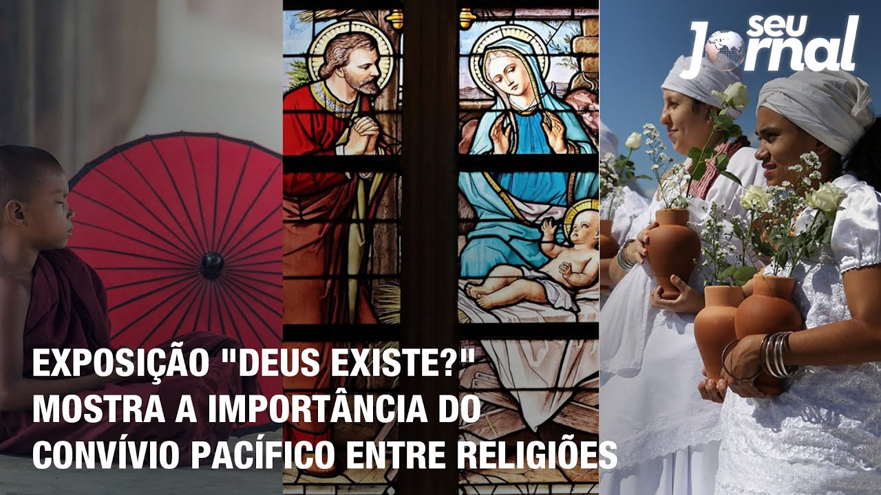Exposição “Deus Existe?” mostra a importância do convívio pacífico entre religiões
