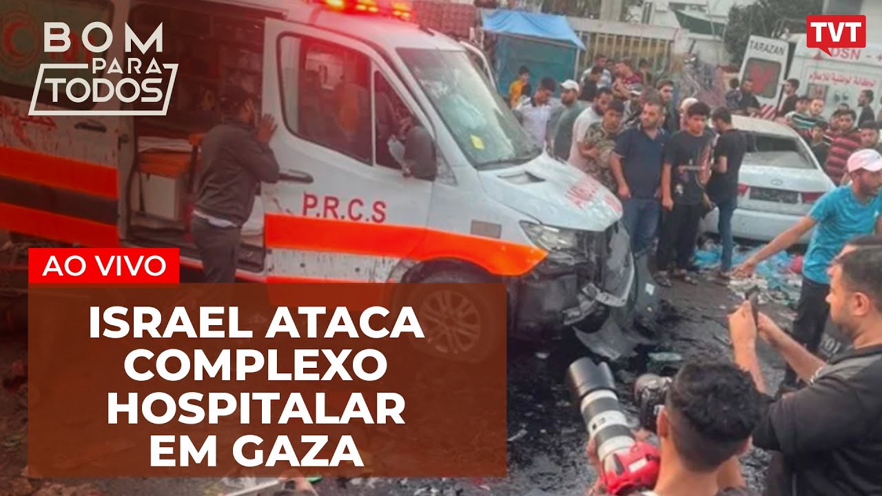 Israel ataca complexo hospitalar em Gaza; médico cobra Biden pelo ataque