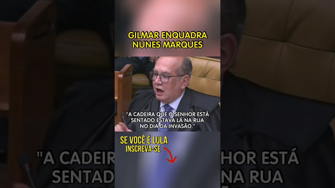 “JAMAIS HOUVE PASSEIO NO PARQUE”! GILMAR DETONA NUNES MARQUES!