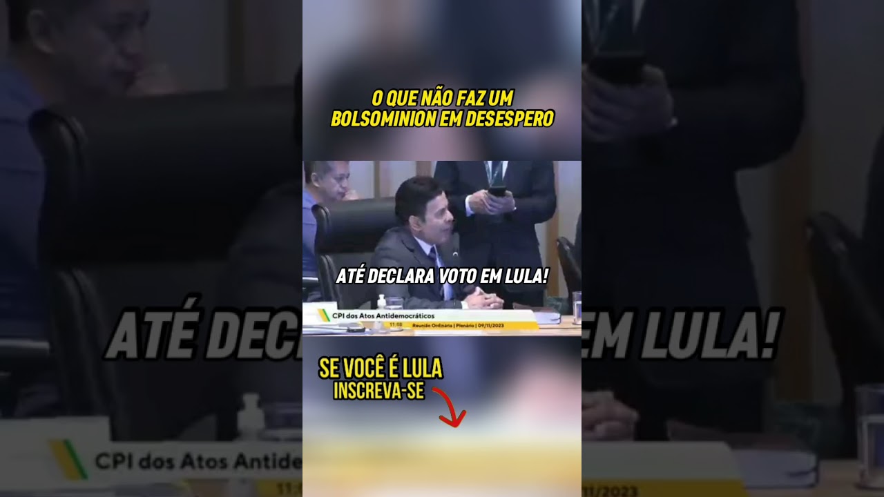 LÍDER G0LPISTA ABAND0NA B0LSONARO AO VIVO NA CPI!!!