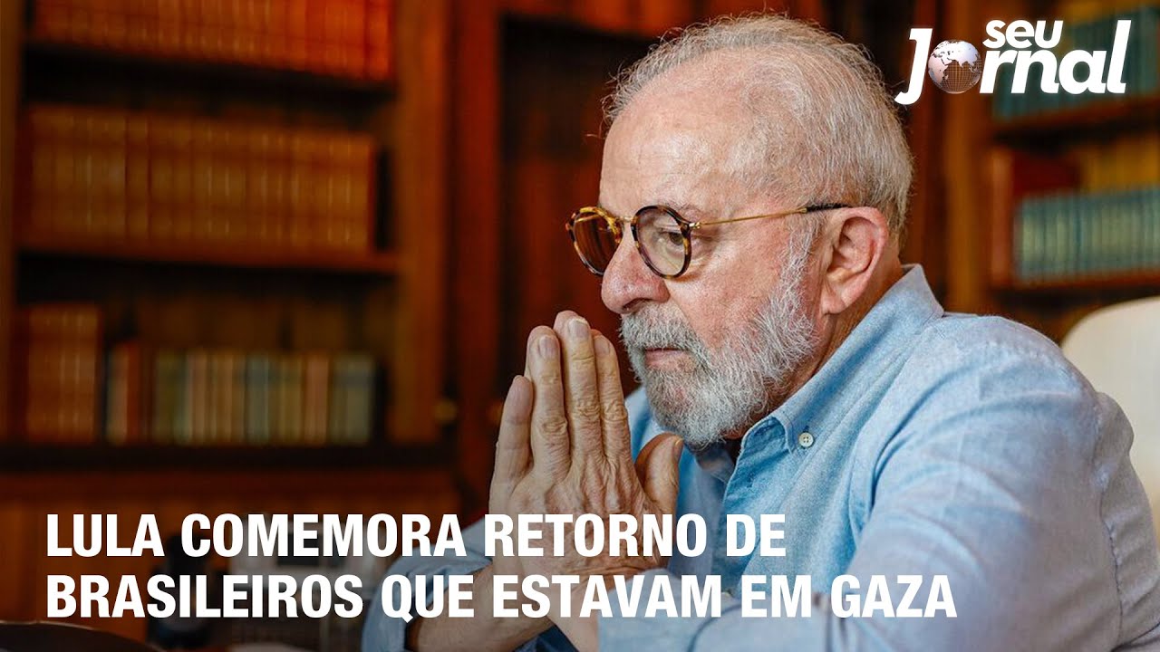 Lula comemora retorno de brasileiros que estavam em Gaza
