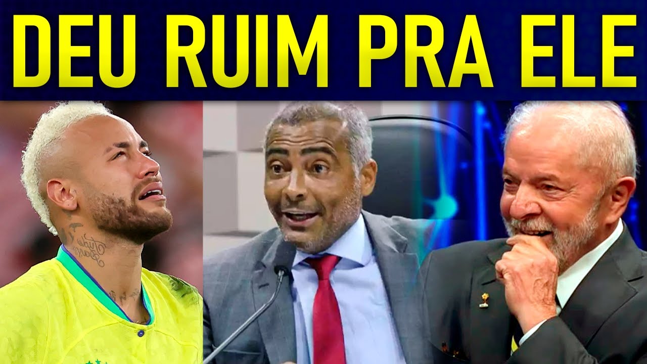 NEYMAR ATACA LULA E PASSA POR HUMlLHAÇÃO MUNDIAL!! ATÉ O EX-B0LSOMlNION ROMÁRIO PISOU FORTE!!!