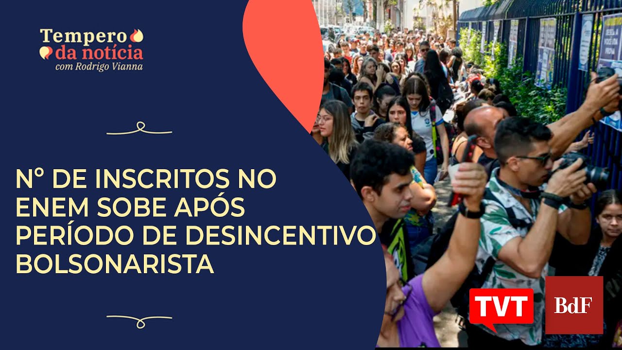 Número de inscritos no ENEM volta a subir, após período de desincentivo bolsonarista à educação