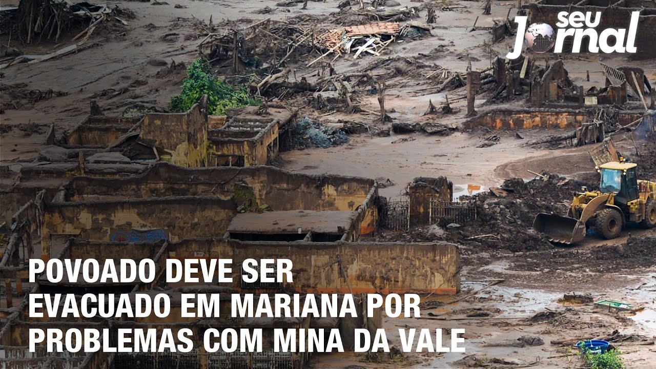 Povoado deve ser evacuado em Mariana por problemas com mina da Vale