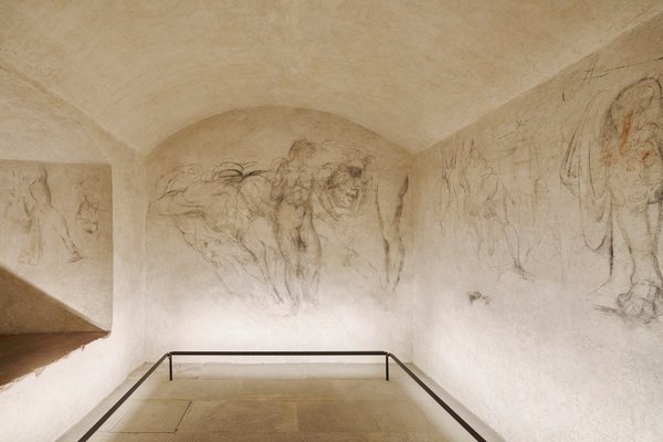 Sala secreta com desenhos de Michelangelo será aberta ao público