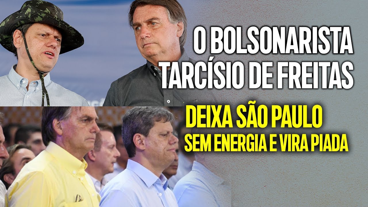 TARCÍSIO PIOLHO DE BOLSONARO DESTROÇA SÃO PAULO E DEIXA PREJUÍZO BILIONÁRIO!!!!