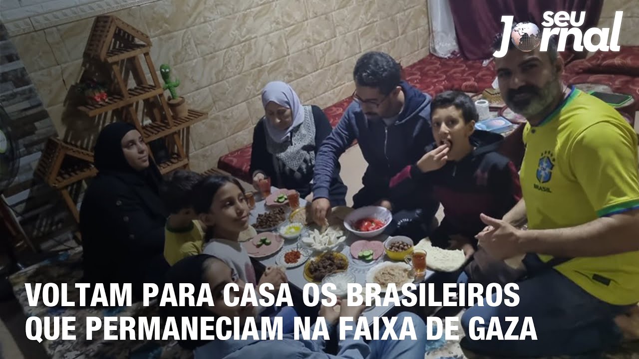Voltam para casa os brasileiros que permaneciam na Faixa de Gaza
