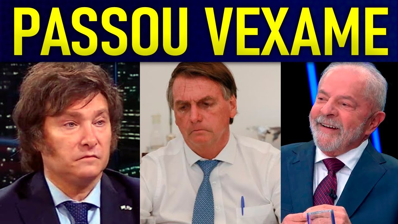 B0LSONARO CH0RA E RASTEJA PRA MILEI APÓS SER DESCONVIDADO!! HUMlLHAÇÃO INTERNACIONAL!!